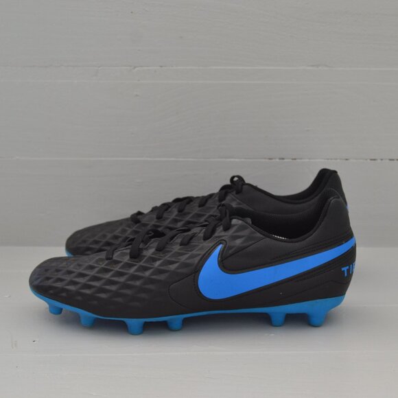 Nike Tiempo Legend 8 Club FG Soccer Cleats Blue Black Men's 7.5 Sport AT6107-004